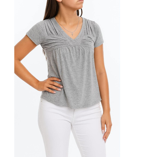 Szara koszulka bluzka damska /H2-K45 UB960 S0/