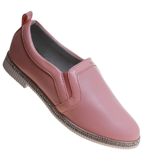 Różowe półbuty dziewczęce  /E5-2 11276 S192/