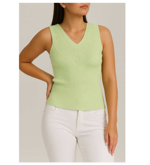 Zielona koszulka bezrękawnik /H2 K46 ub980 S)0/