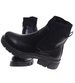 Czarne elastyczne dziewczęce botki ocieplane /E6-2 18339 T3/