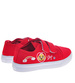Czerwone trampki dziewczęce na rzepy /E10-2 10875 T191/