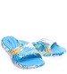 Wodoodporne basenowo plażowe klapki damskie Niebieskie /D5-1 15575 S089/
