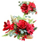 Duży stroik Czerwone kwiaty KOMP131 M700