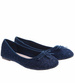 Granatowe koronkowe baleriny /G5-3 16607 T8-61/