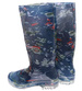 Granatowe wysokie kalosze damskie gumowce /B3-1 16973 T285/