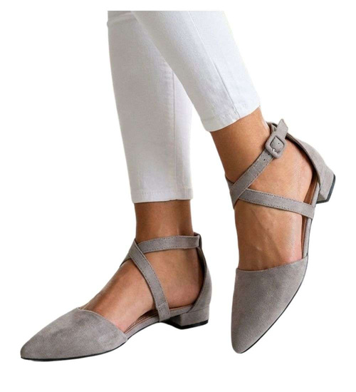 Szare sandały damskie Seastar /D5-3 16314 T145/