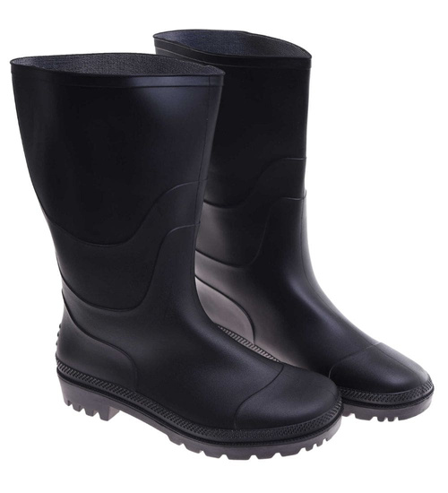 Czarne wysokie kalosze gumiaki /C3-1 18175 T398/