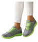 Sznurowane szaro zielone buty sportowe /C1-3 13206 S203/