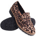 Półbuty damskie w panterkę /K3-2 18624 W147/
