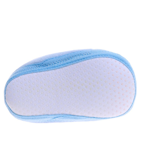 Niebieskie kapcie dla niemowląt /H-2 17571 Sx2-5/