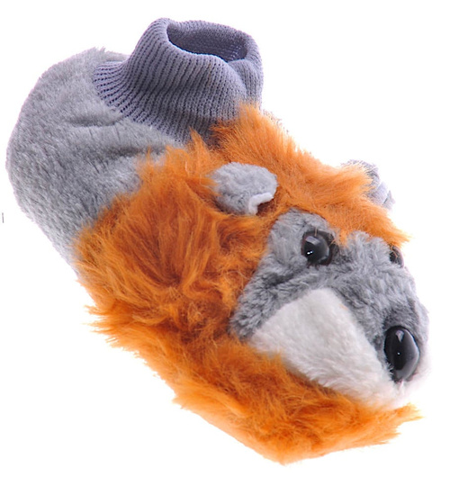 Szaro brązowe kapcie zwierzaki /E3-1 12959 T195/