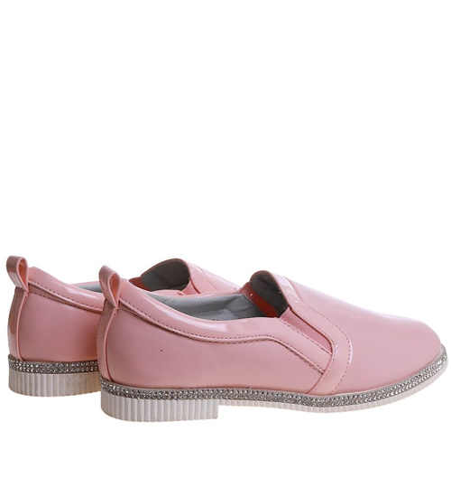 Różowe półbuty dziewczęce  /E5-2 11276 S192/