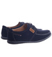 Wiązane męskie półbuty Granatowe /E6-3 13102 T494/