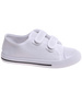 Białe tenisówki dla chłopca na rzepy /G3-1 18100 T189/