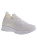 Sportowe buty damskie Ecru /F3-3 13318 T292/