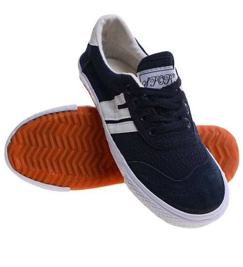 Sznurowane granatowe trampki halówki /B2-1 17187 T055/