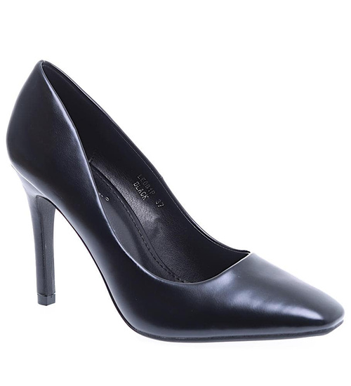 Czarne klasyczne szpilki damskie Seastar /B2-3 15546 T381