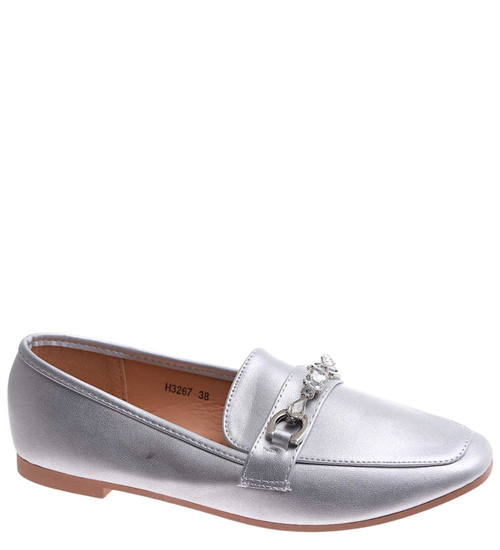 Wsuwane srebrne baleriny lordsy /A9-3 17500 W132/