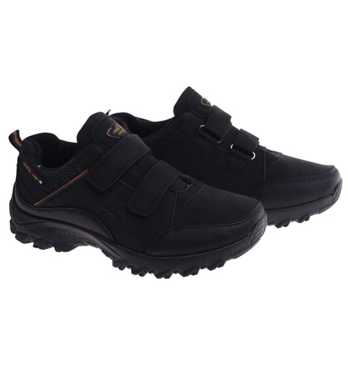 Męskie buty trekkingowe na rzepy ost462