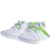 Sznurowane biało zielone buty sportowe /A5-2 12529 T299/