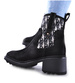 Czarne damskie botki workery /F2-2 18190 T293/