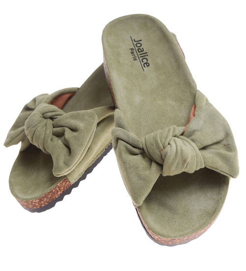 Zielone otwarte klapki profilowane /F10-2 17741 W122/