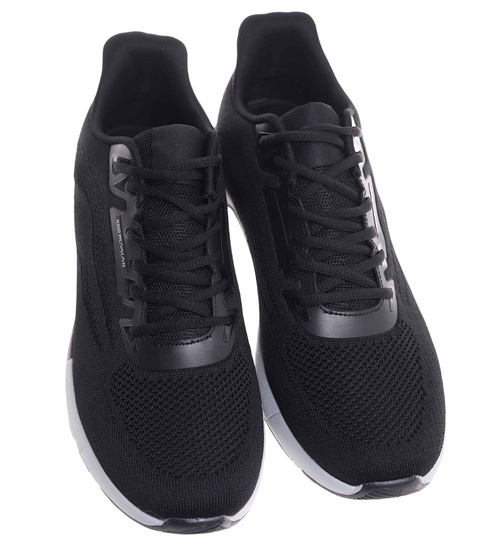 Czarne męskie buty sportowe Duże rozmiary /c5-2 18005 T693/