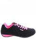 Lekkie czarno fuksjowe buty sportowe /E2-1 H2 14737 S149/