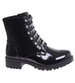 Czarne lśniące botki workery /F3-2 18386 W484/