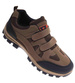 Buty trekkingowe na rzepy Brązowe /E3-3 18205 T386/