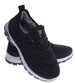 Ocieplane buty chłopięce sportowe Czarne /B5-2 18162 T336/