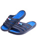 Plażowe wodoodporne granatowo niebieskie klapki męskie /G1-1 16533 T125/