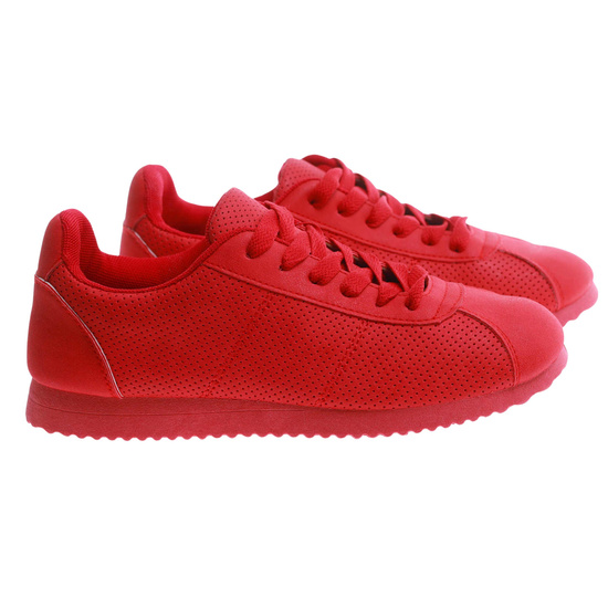 Czerwone damskie buty sportowe /D8-3 +H2 17478 T102/