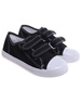 Czarne tenisówki chłopięce na rzepy buty do szkoły /E5-1 18101 T189/