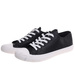 Czarno białe niskie trampki męskie /B3-2 17985 T232/