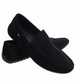 Czarne wsuwane półbuty mokasyny /B2-3 16628 S396/