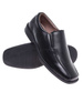 Czarne wkładane półbuty pantofle męskie /G3-3 18674 T299/
