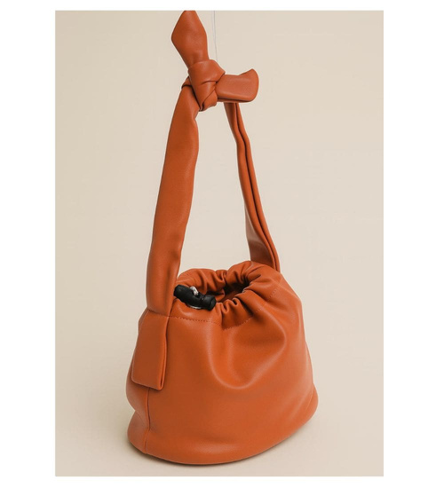 Pomarańczowa torebka z kokardą /H2 K3 TB659 G105/