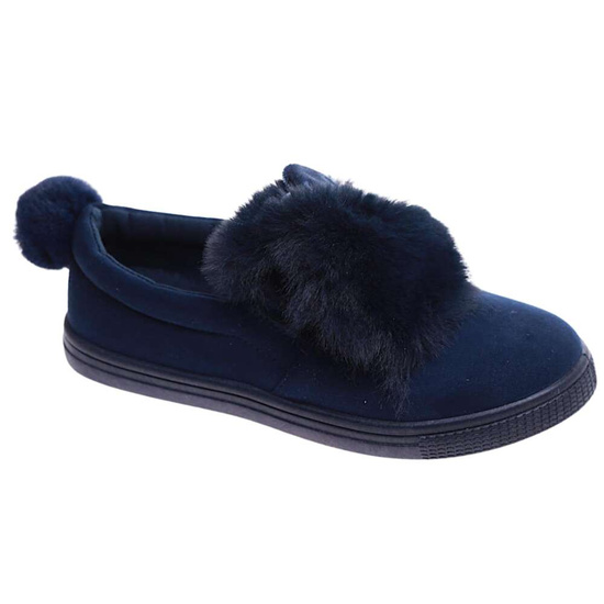 Granatowe dziewczęce tenisówki /E5-3 15768 T4/