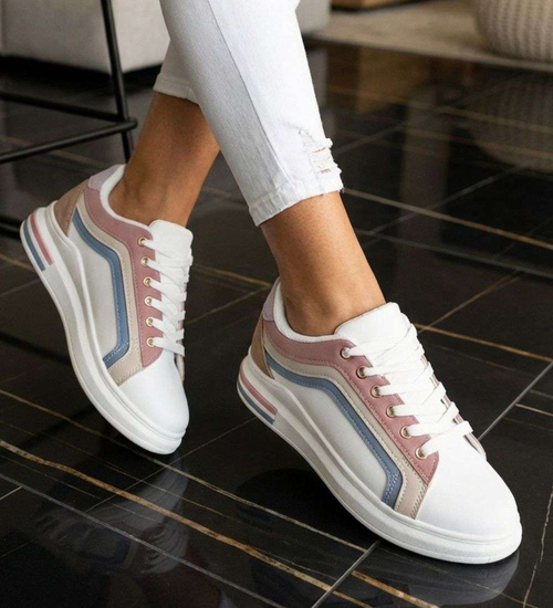 Buty sportowe na niskiej platformie /F8-1 18796 W283/