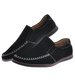 Półbuty męskie mokasyny Czarne /C1-2 10262 S494/