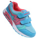 Niebieskie dziewczęce sneakersy na rzepy /G9-3 18130 T292/