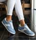 Niebieskie buty sportowe damskie /E9-3 18802 W233/