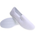 Białe materiałowe tenisówki slip on /C5-2 17772 T280/
