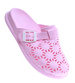 Różowe damskie klapki na basen /A10-1 13844 S194/