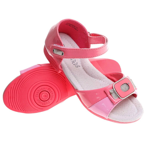 Sandały dziewczęce Obuwie na lato Melon /G12-2 12024 T192/