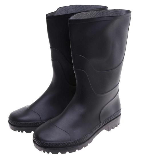 Czarne wysokie kalosze gumiaki /C3-1 18175 T398/