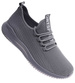 Wsuwane szare męskie sneakersy /E10-1 18004 GF285/