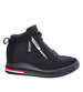 Czarne trampki damskie Sneakersy na koturnie /A3-1 10785 T597/