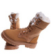 Zimowe botki trapery z futerkiem Camel /A7-1 18453 T346/